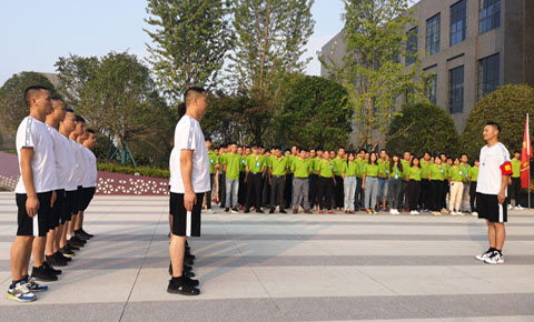 Dry training completion ceremony Dry training completion ceremony